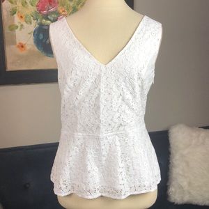 White lace blouse